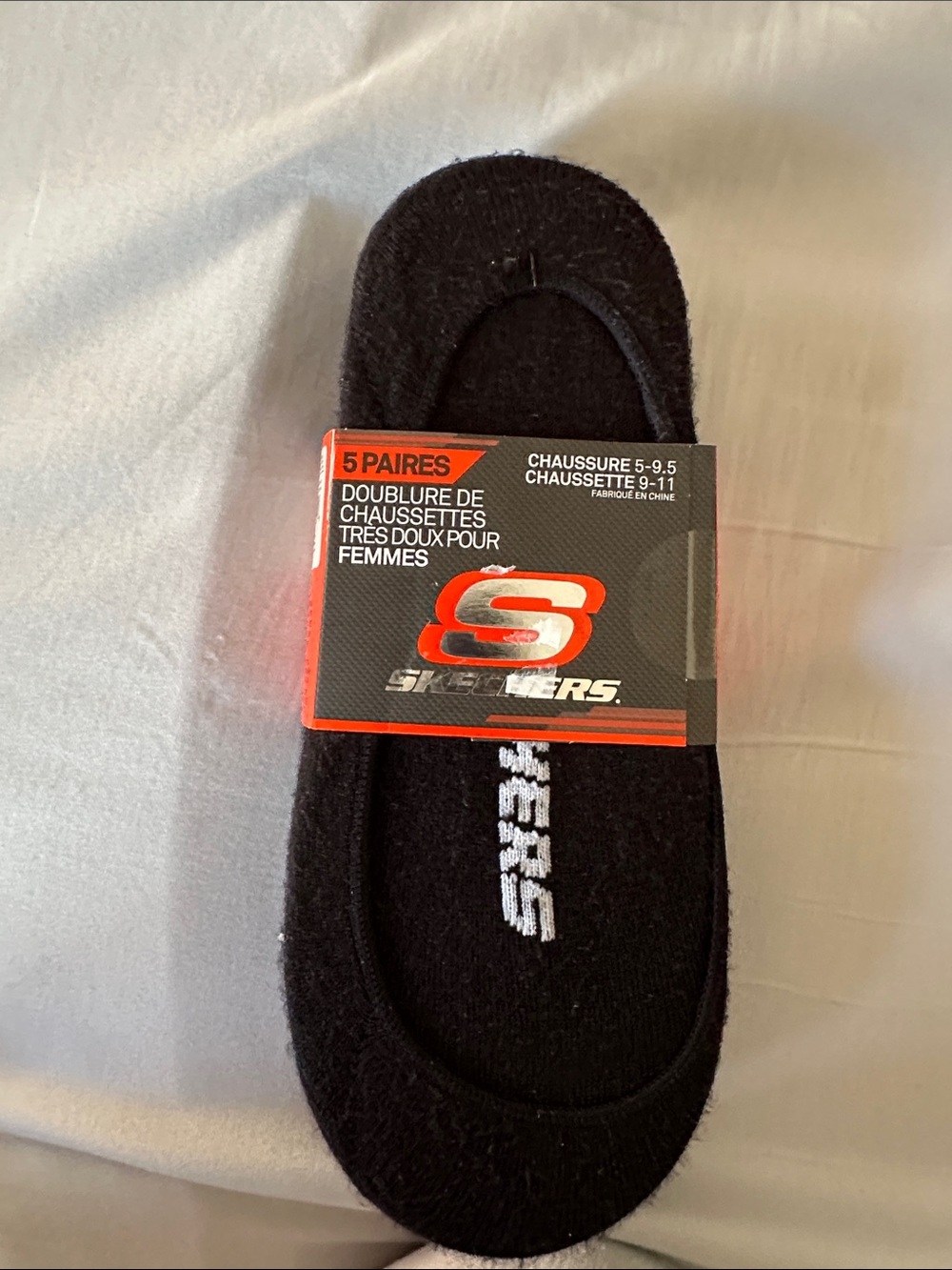 Skechers Black Women's Low-Cut No-Show Socks - Pack